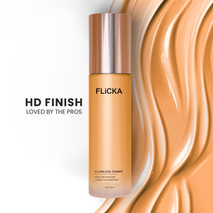 Flawless Femme HD Liquid Foundation - Flicka Cosmetics Pvt Ltd