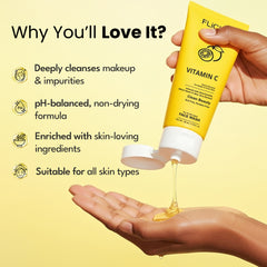 Vitamin C Facial Cleanser Flicka Cosmetics Pvt Ltd