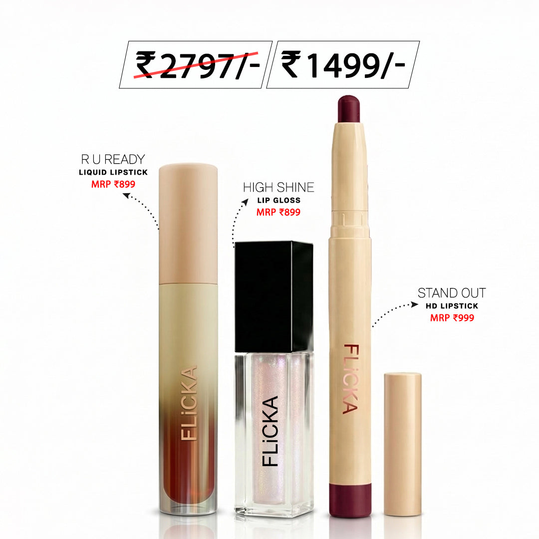 Daily Lip Essentials Kit Flicka Cosmetics Pvt Ltd
