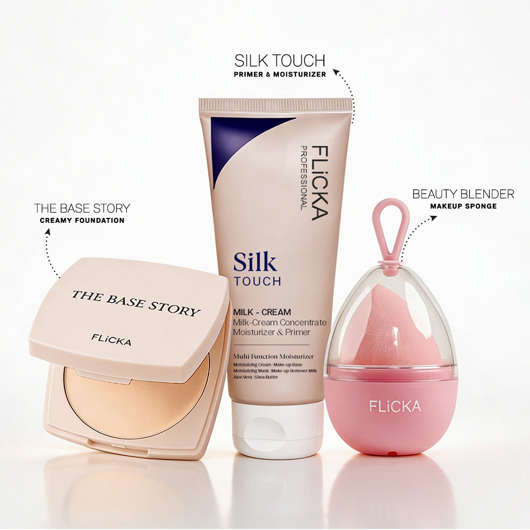 Flawless Base Trio Flicka Cosmetics Pvt Ltd