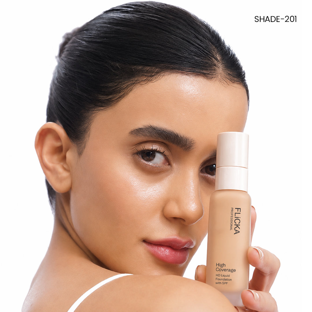Flicka High Coverage HD Liquid Foundation