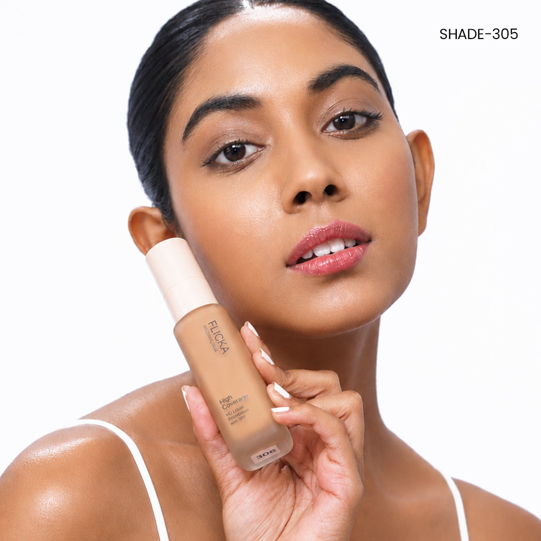 Flicka High Coverage HD Liquid Foundation