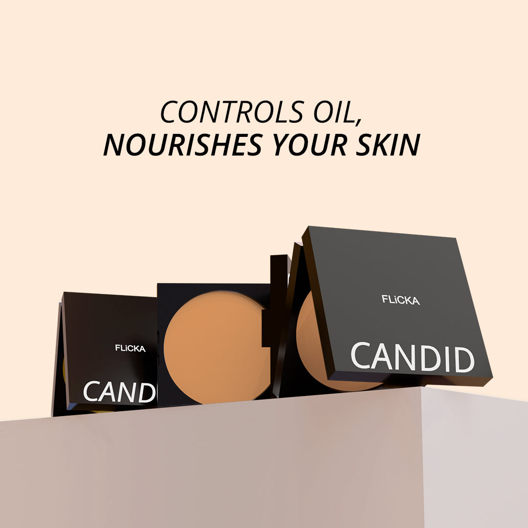 Candid Compact Flicka Cosmetics India