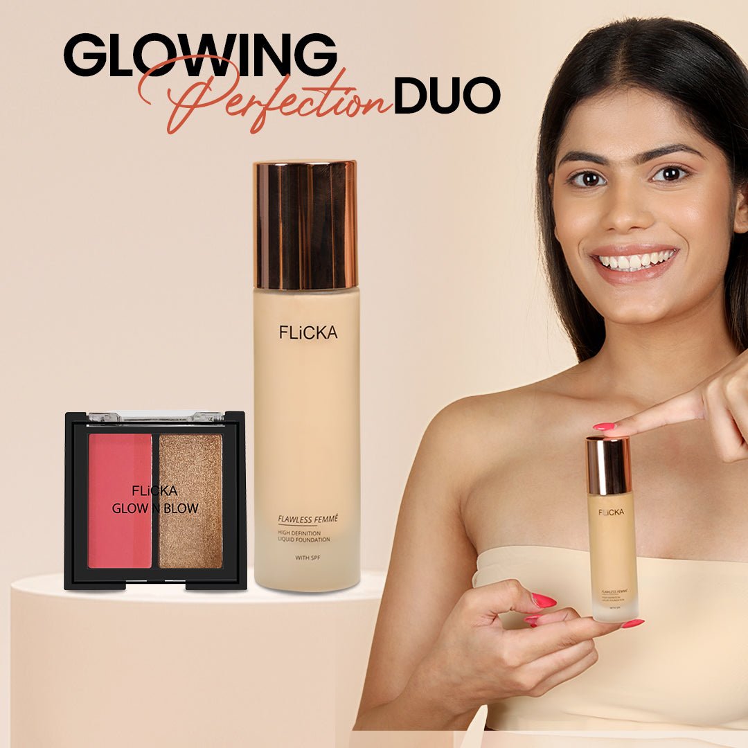 Glowing Perfection Duo - Flicka Cosmetics Pvt Ltd