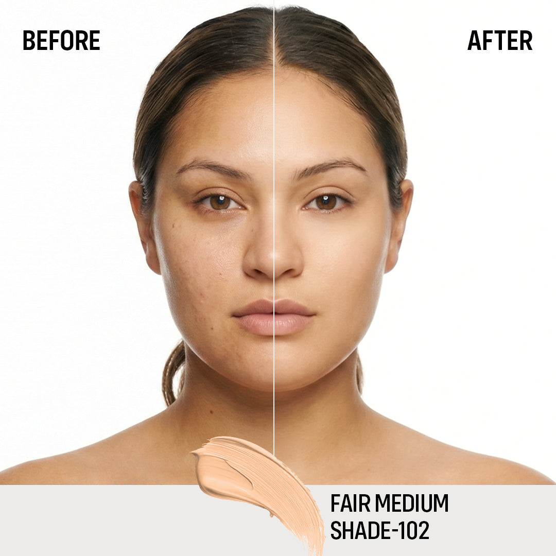 Flicka High Coverage HD Liquid Foundation Flicka Cosmetics India