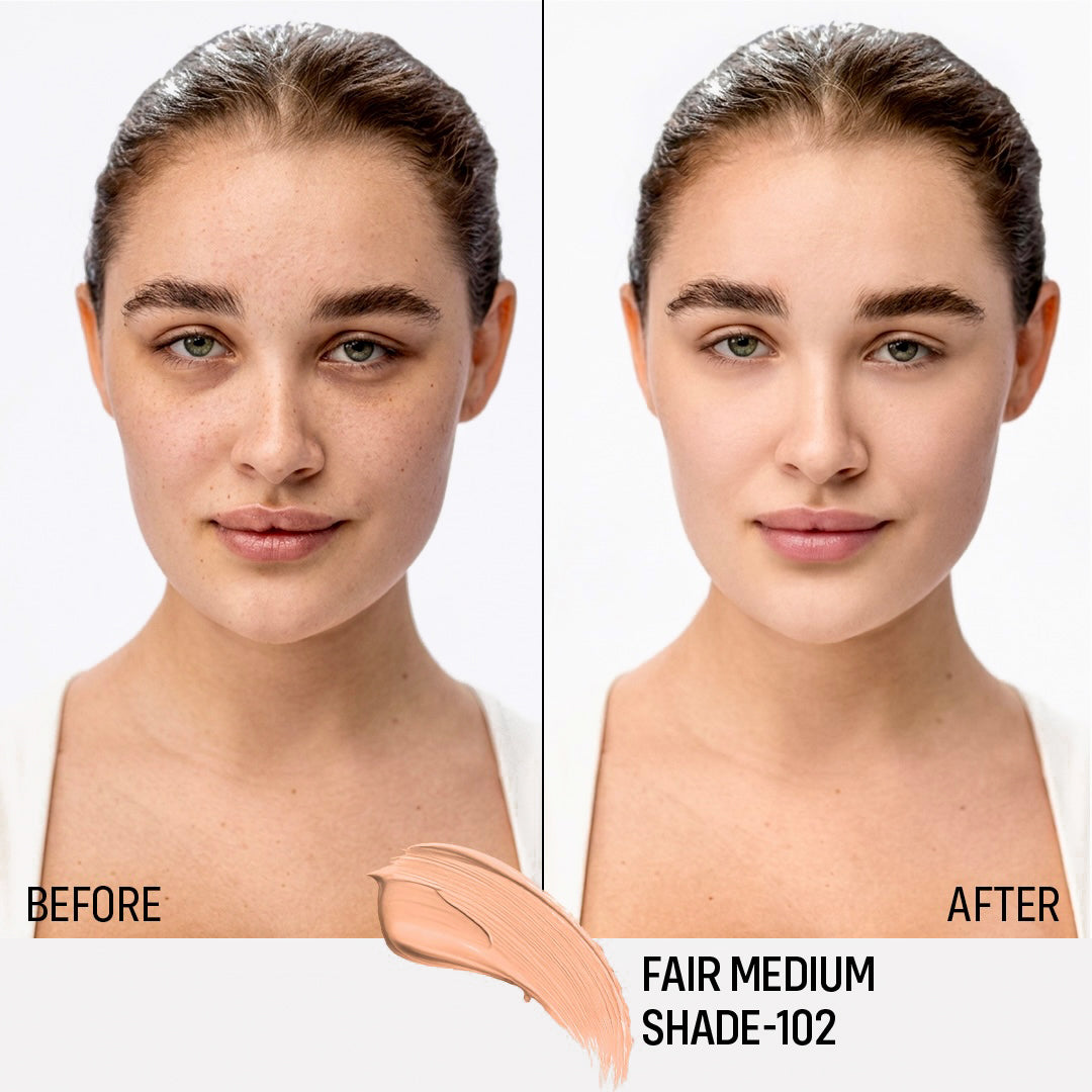 Flicka High Coverage HD Liquid Foundation Flicka Cosmetics India