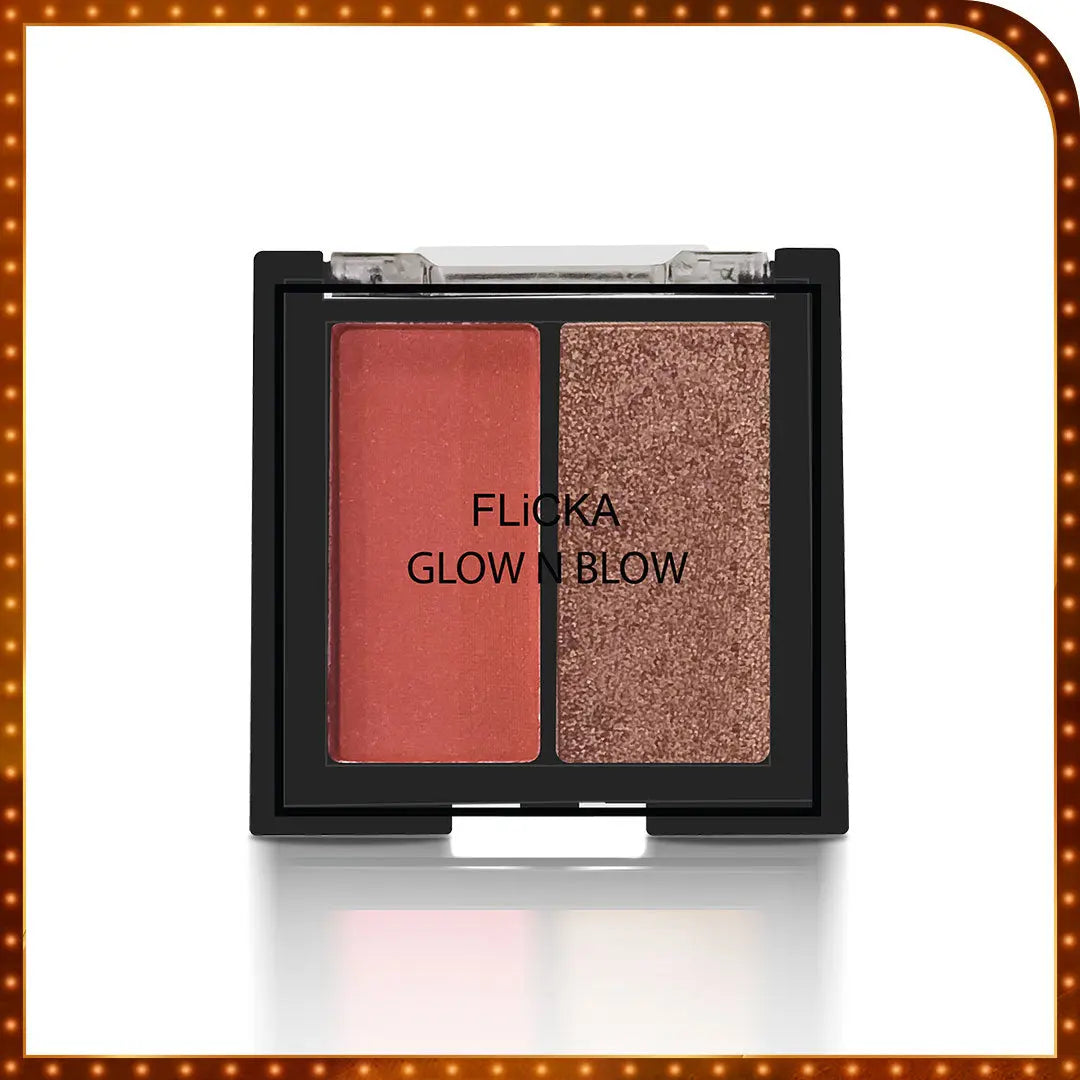 GLOW N BLOW - Blusher & Highlighter Flickacosmetics