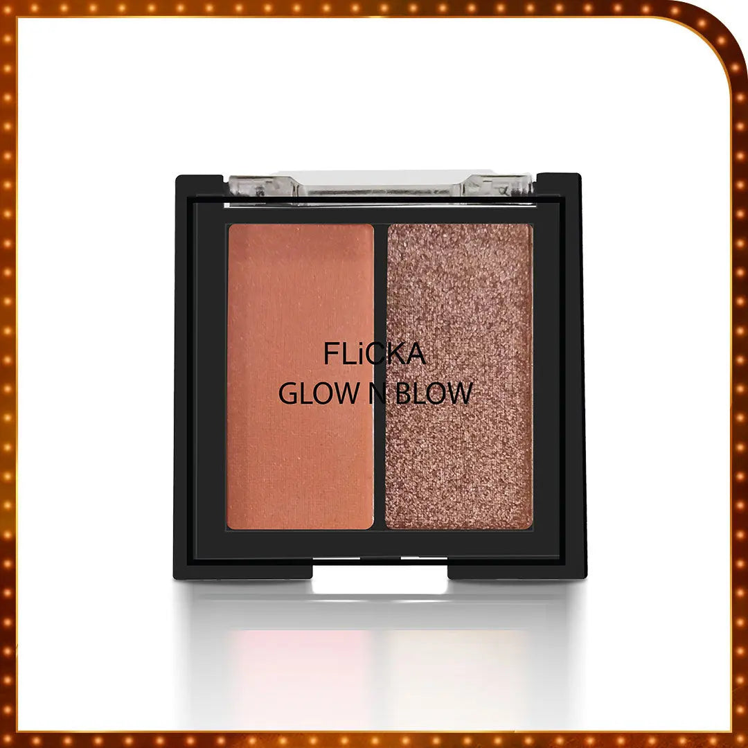 GLOW N BLOW - Blusher & Highlighter Flickacosmetics