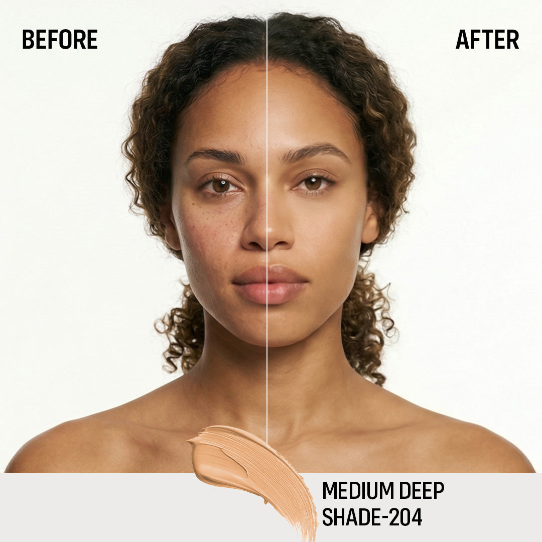 Flicka High Coverage HD Liquid Foundation Flicka Cosmetics India