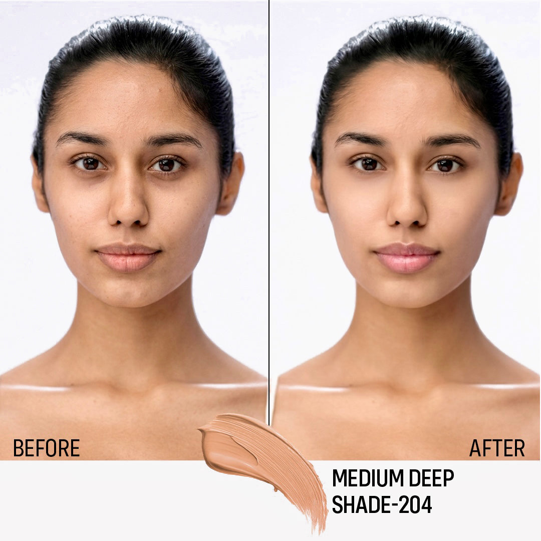 Flicka High Coverage HD Liquid Foundation Flicka Cosmetics India