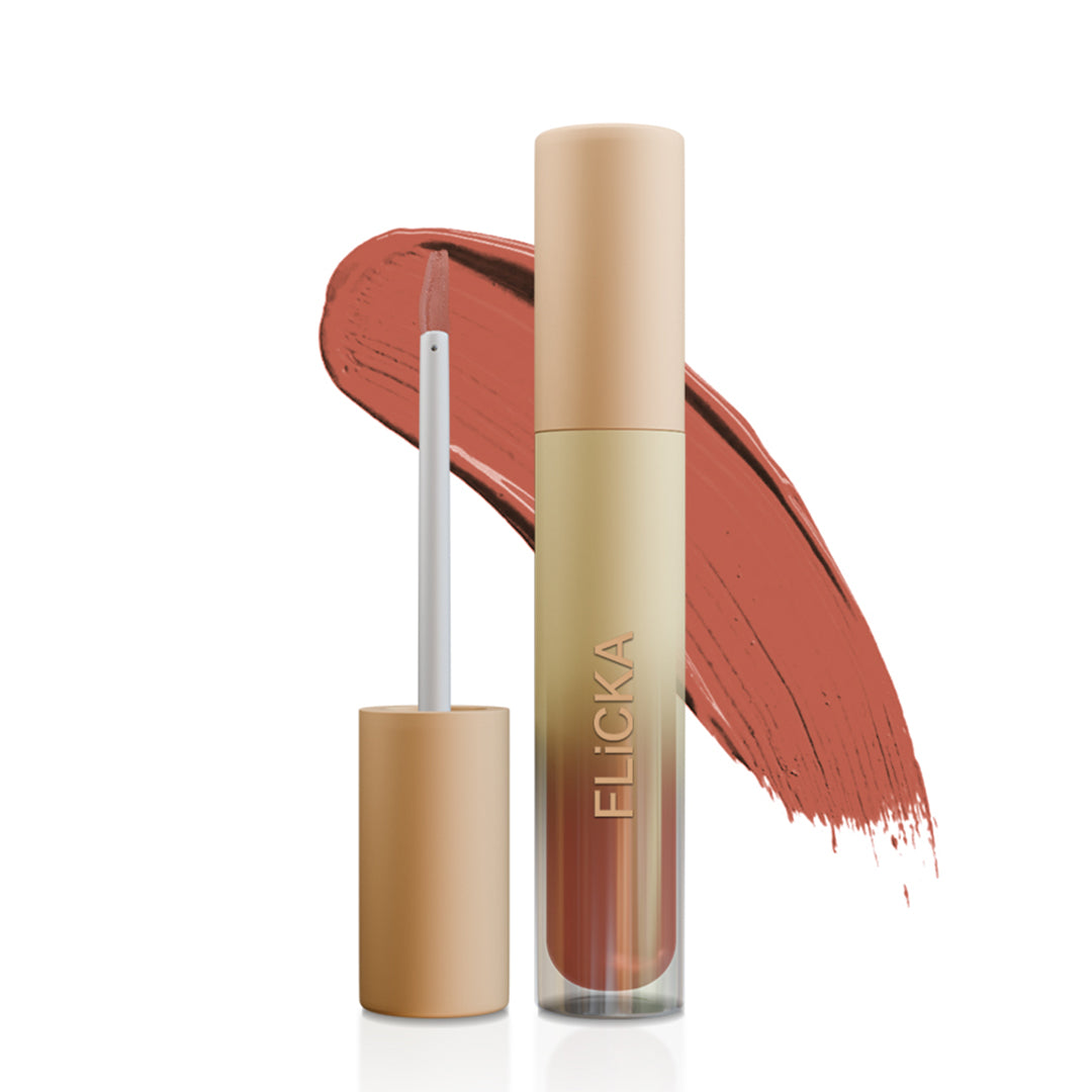 R U Ready Liquid Matte Lipstick - 06 Oat Meal flicka cosmetics india