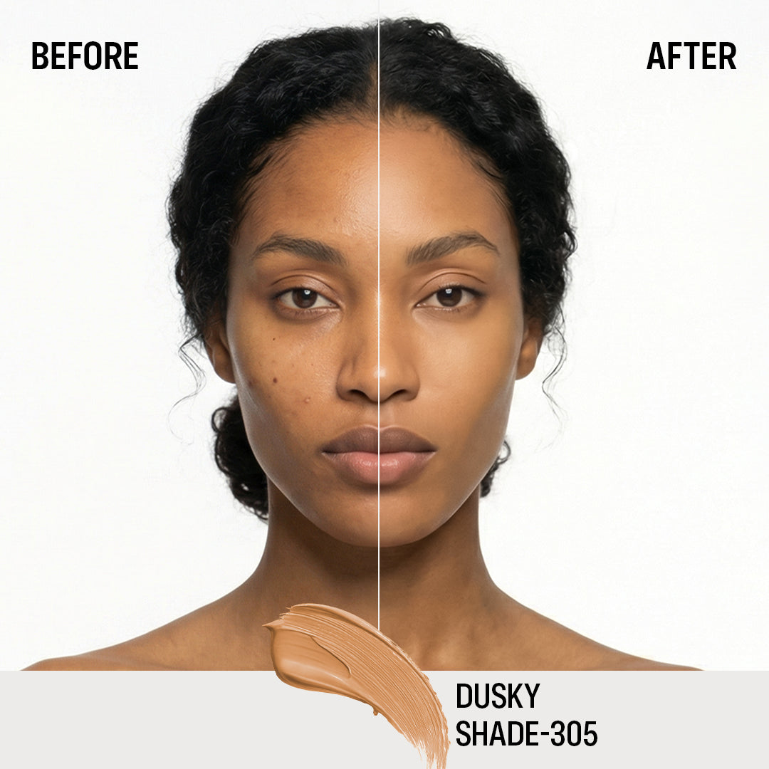 Flicka High Coverage HD Liquid Foundation Flicka Cosmetics India