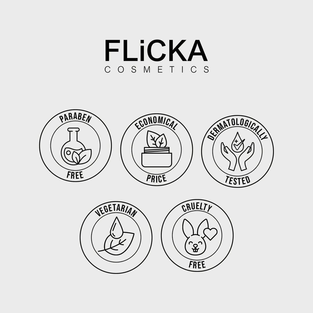 Flicka High Coverage HD Liquid Foundation Flicka Cosmetics India