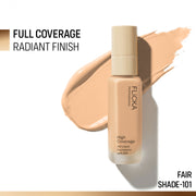 Flicka High Coverage HD Liquid Foundation Flicka Cosmetics India