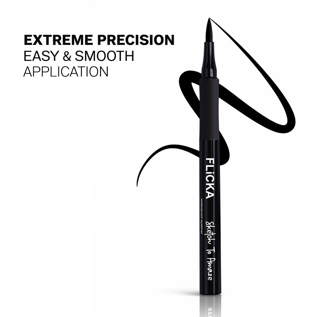 Sketch To Amaze Pen Eyeliner Flickacosmetics