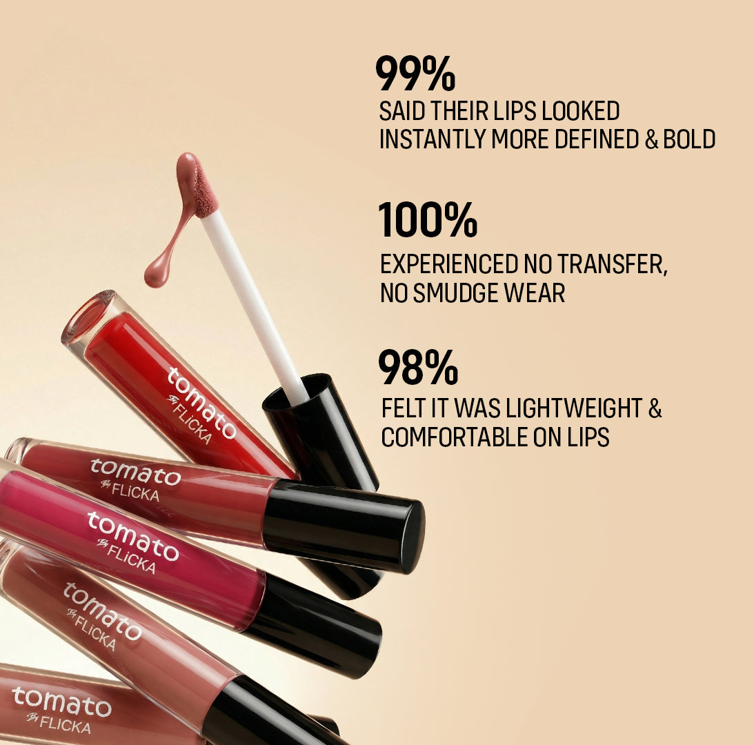 Tomato Liquid Matte Lipstick Flickacosmetics