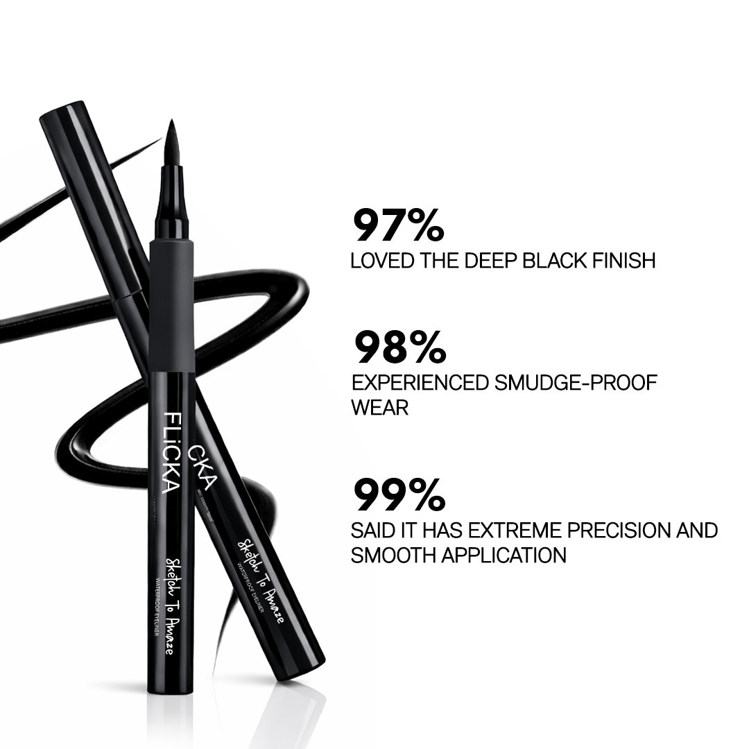 Sketch To Amaze Pen Eyeliner Flickacosmetics