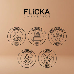 Flicka 18 Colors Eyeshadow Palette_Free Gift Flicka Cosmetics India