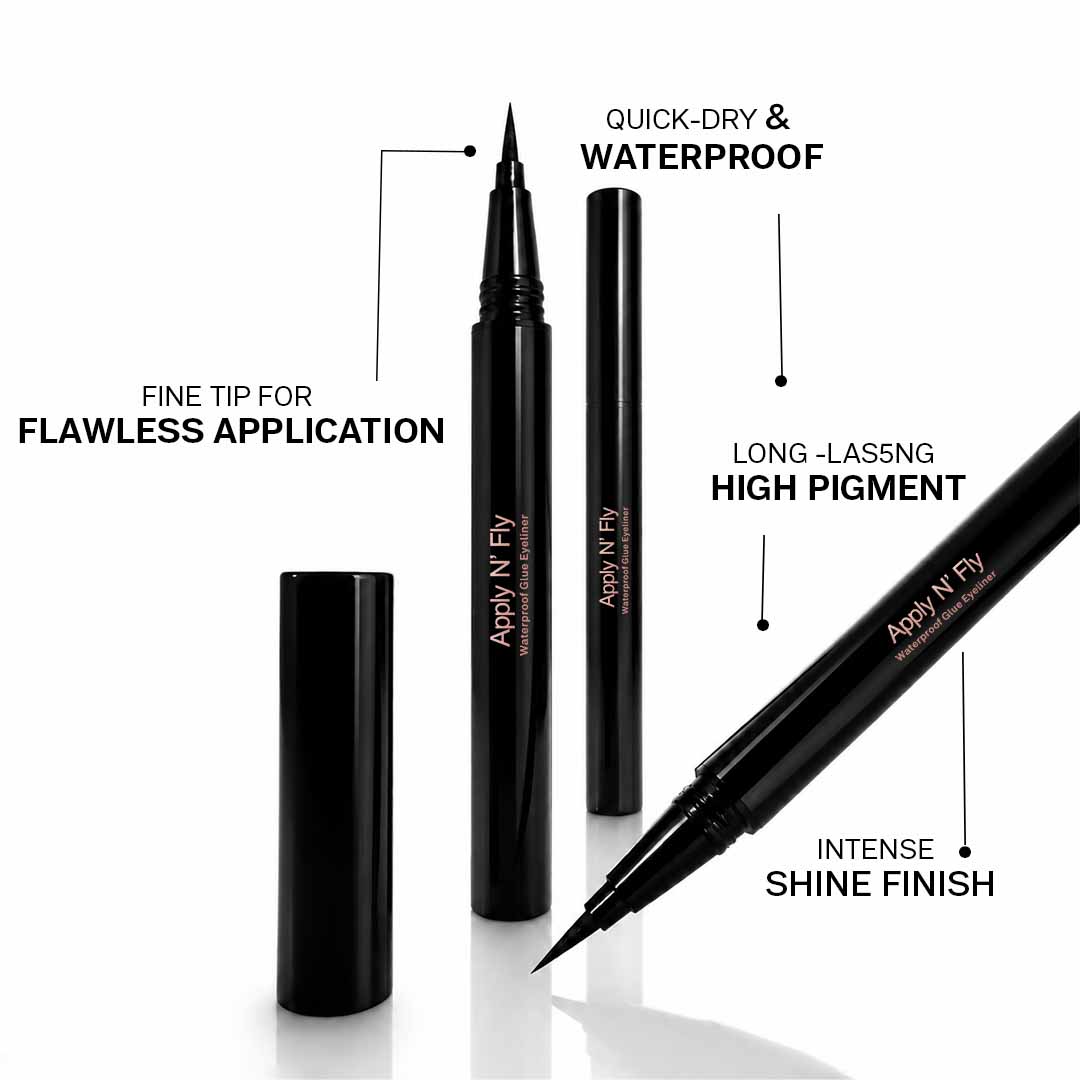 Apply N’ Fly - Eyelash Glue + Eyeliner