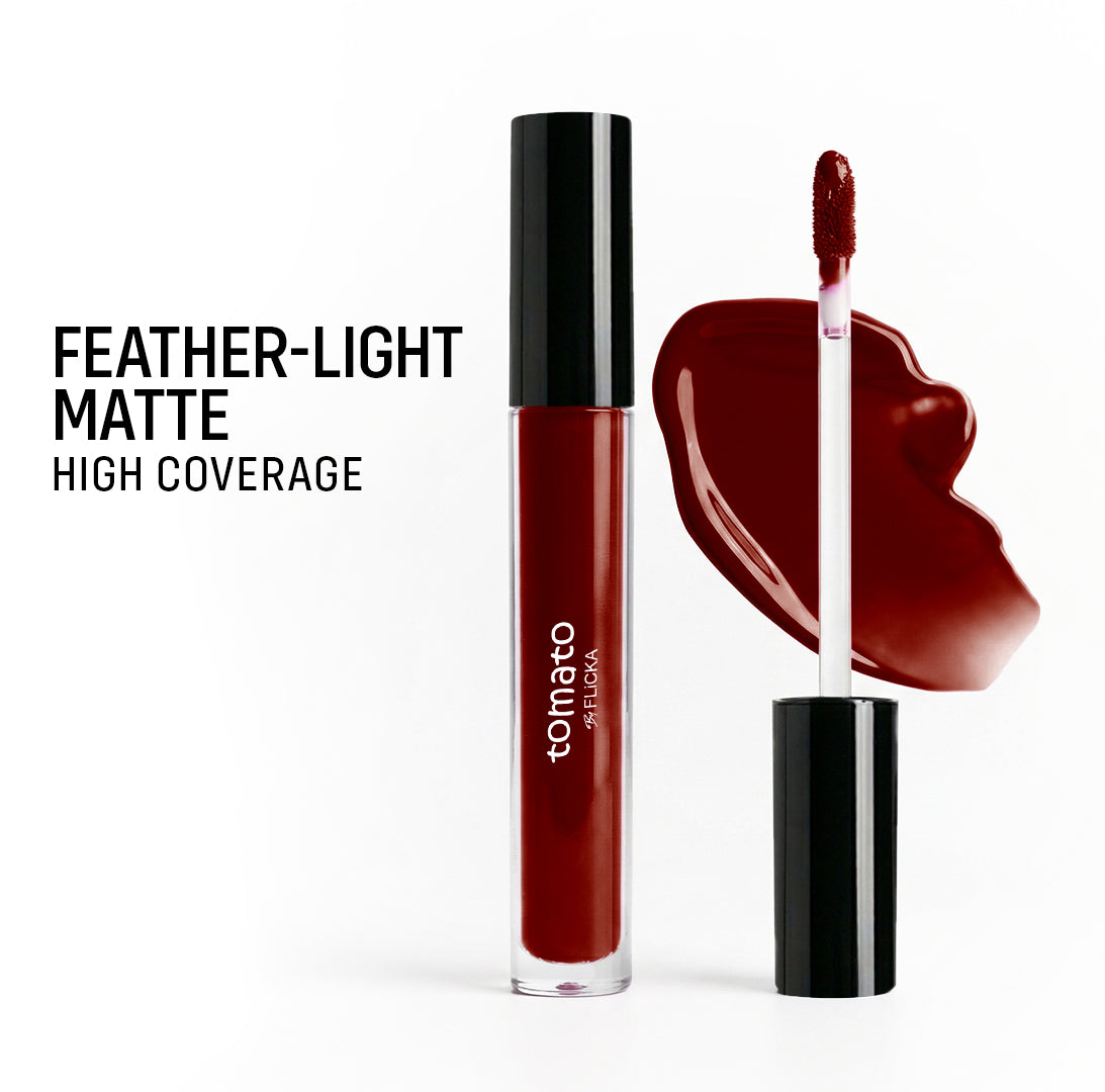 Tomato Liquid Matte Lipstick Flickacosmetics