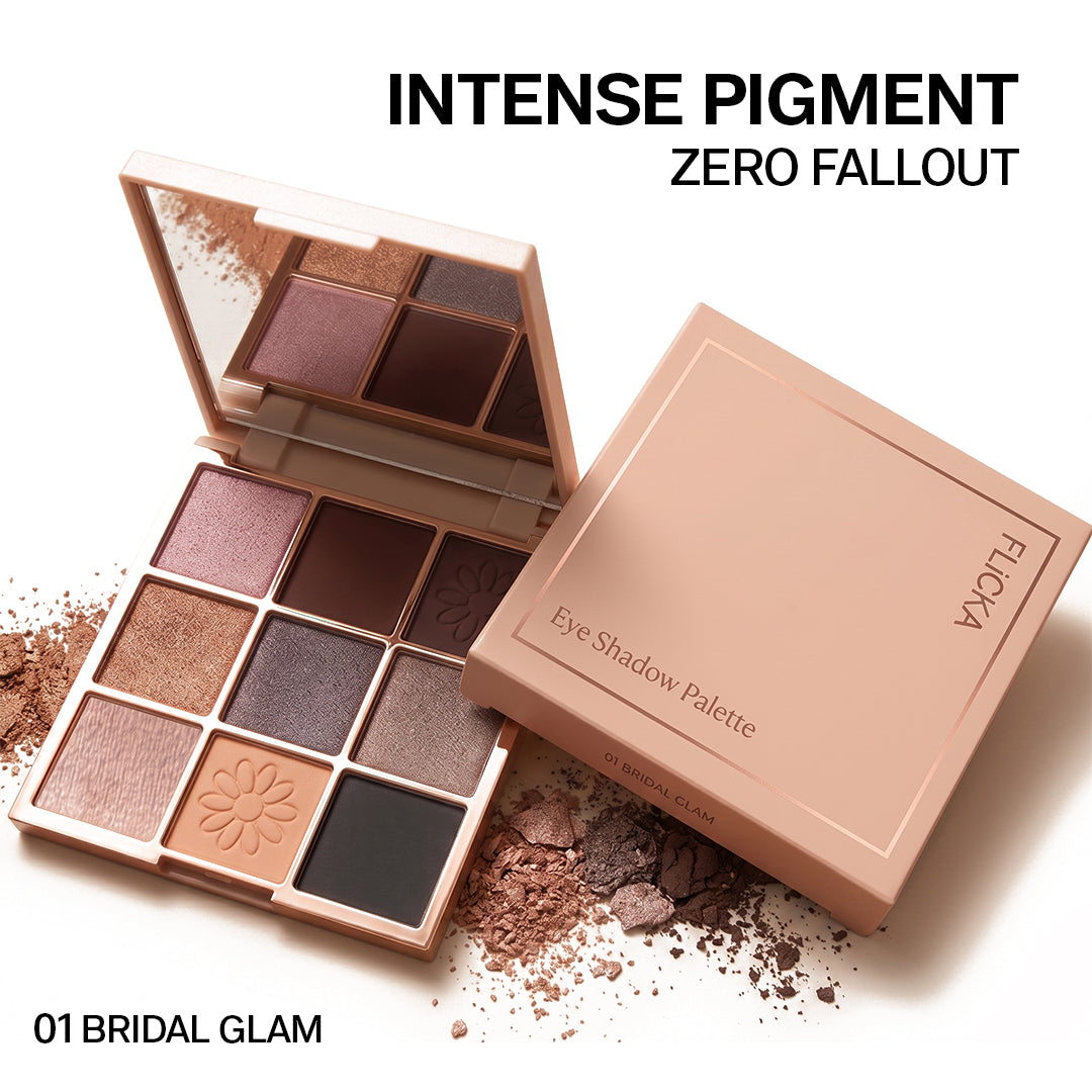 Flicka 09 Colors Eyeshadow Palette