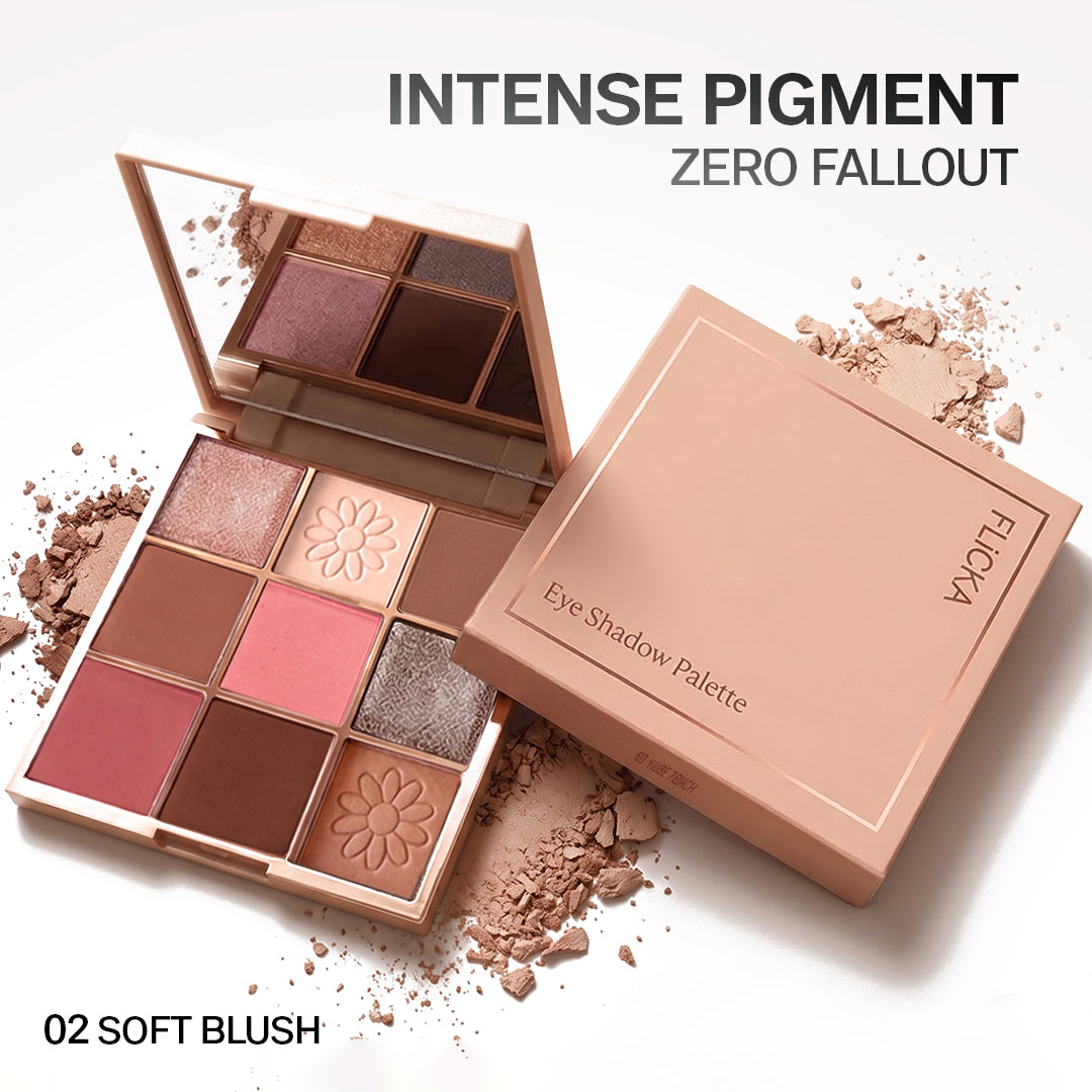 Flicka 09 Colors Eyeshadow Palette