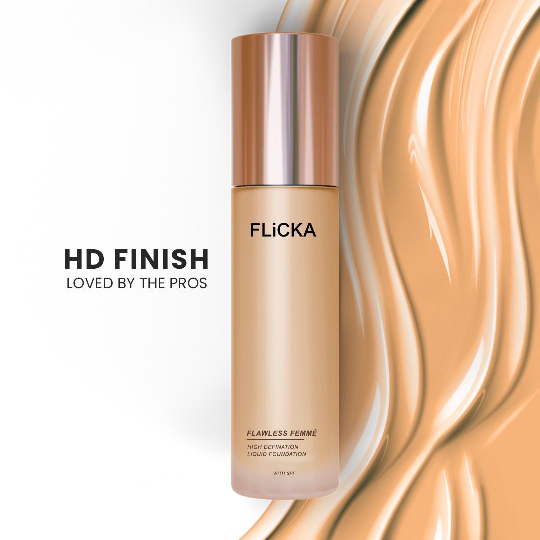 Flawless Femme HD Liquid Foundation - Flicka Cosmetics Pvt Ltd