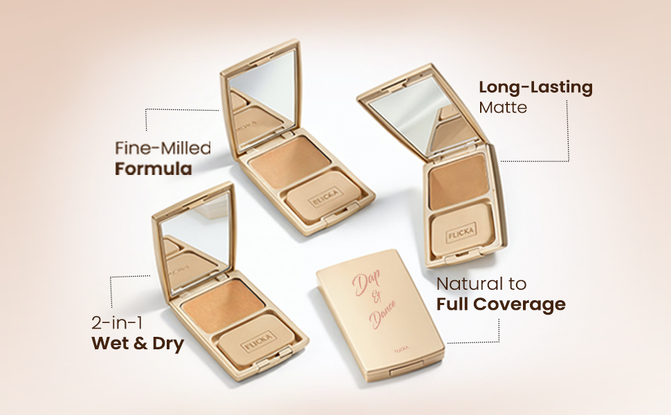 Dap & Dance - Pressed Powder Flicka Cosmetics India