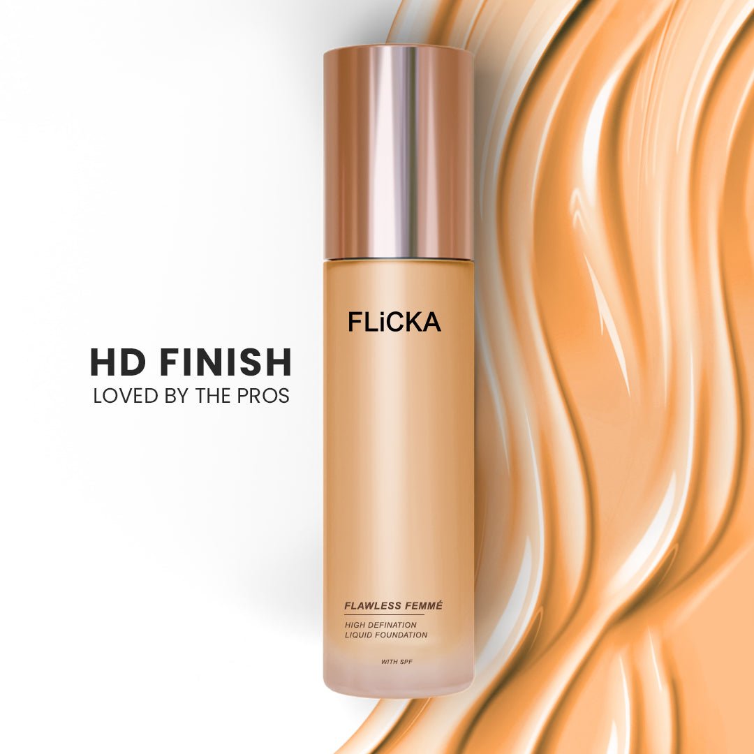 Flawless Femme HD Liquid Foundation - Flicka Cosmetics Pvt Ltd