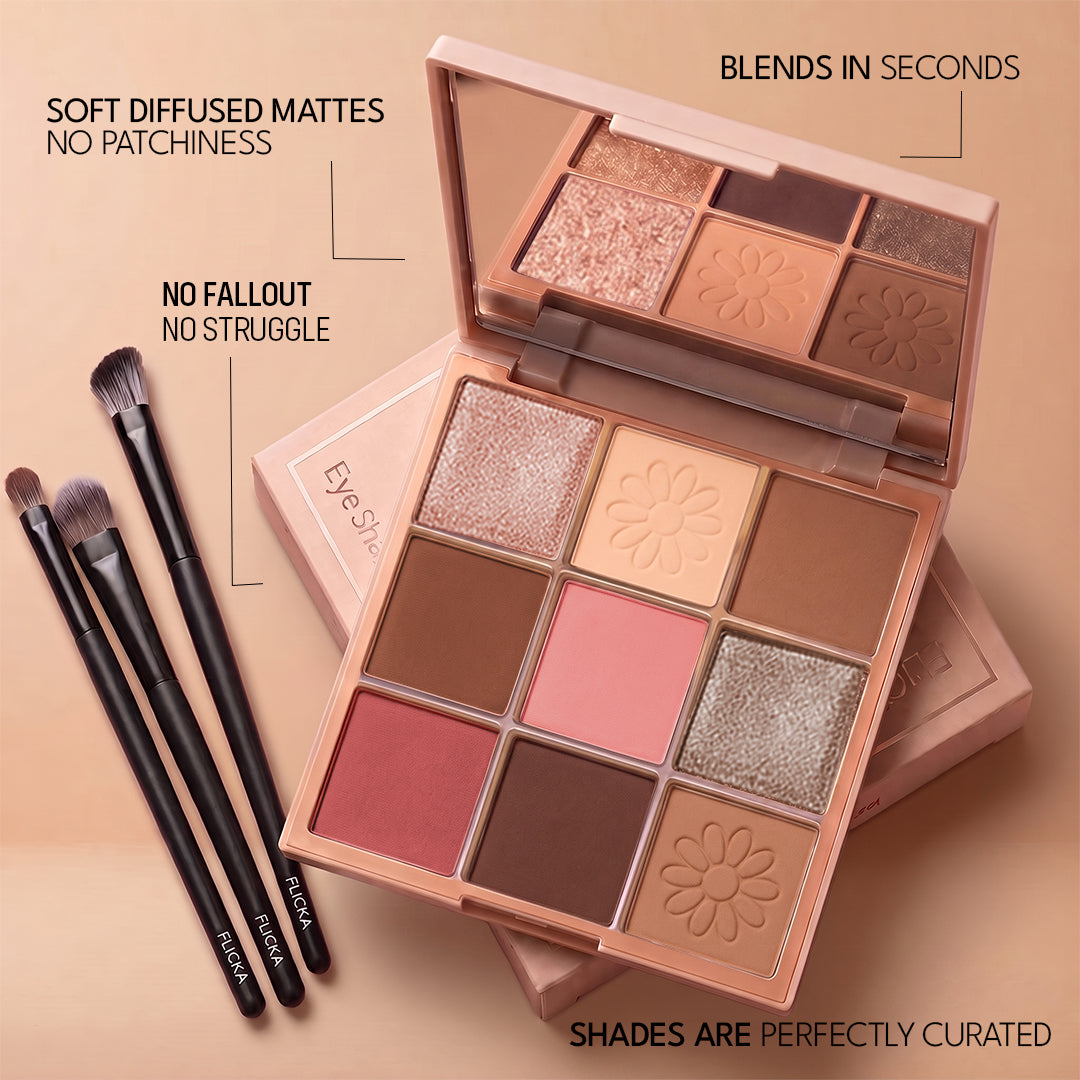 Flicka 09 Colors Eyeshadow Palette