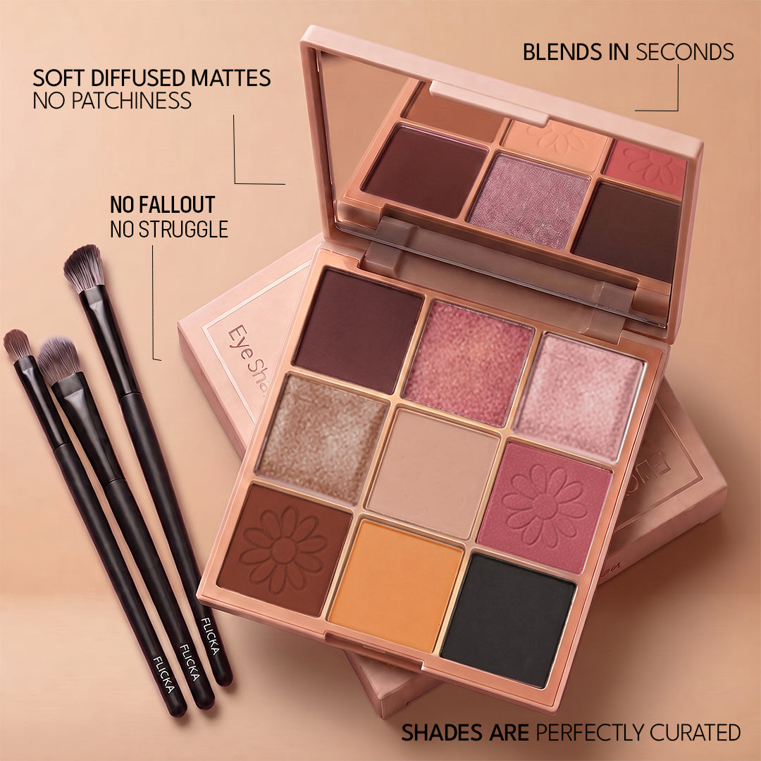 Flicka 09 Colors Eyeshadow Palette