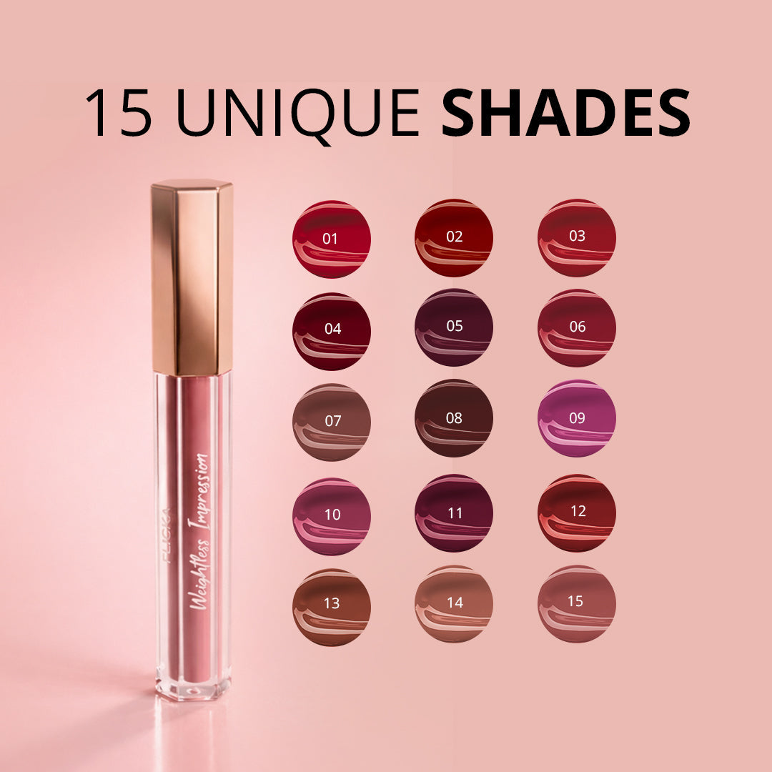 Weightless Impression Matte Liquid Lipstick Flickacosmetics
