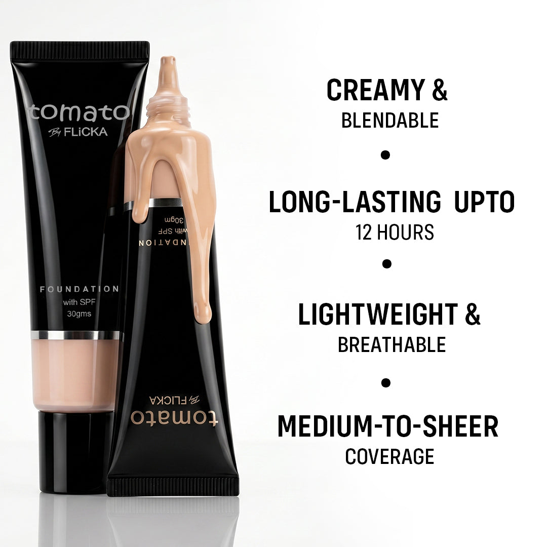 Tomato  Foundation Flickacosmetics
