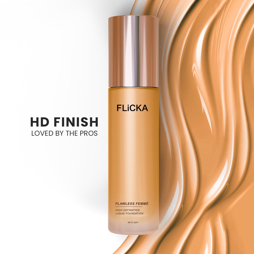Flawless Femme HD Liquid Foundation - Flicka Cosmetics Pvt Ltd