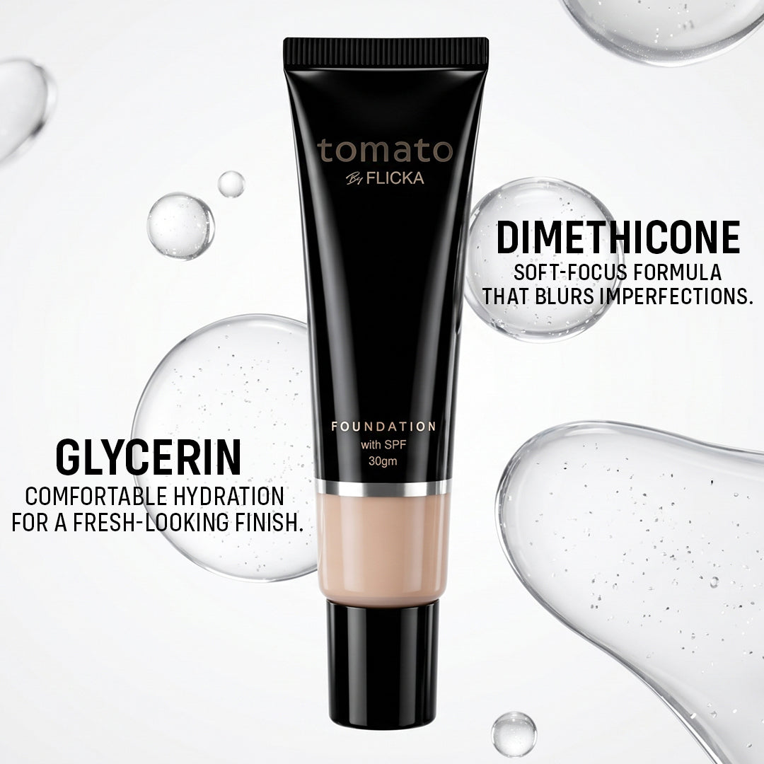 Tomato  Foundation Flickacosmetics