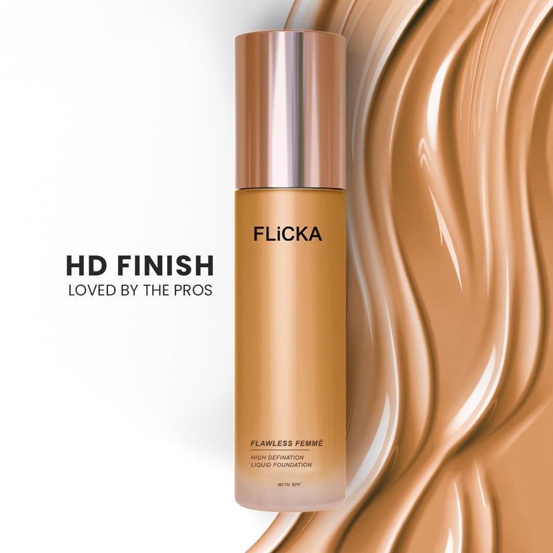 Flawless Femme HD Liquid Foundation - Flicka Cosmetics Pvt Ltd