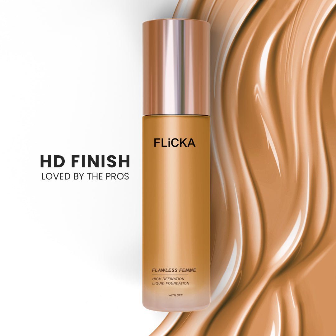 Flawless Femme HD Liquid Foundation - Flicka Cosmetics Pvt Ltd