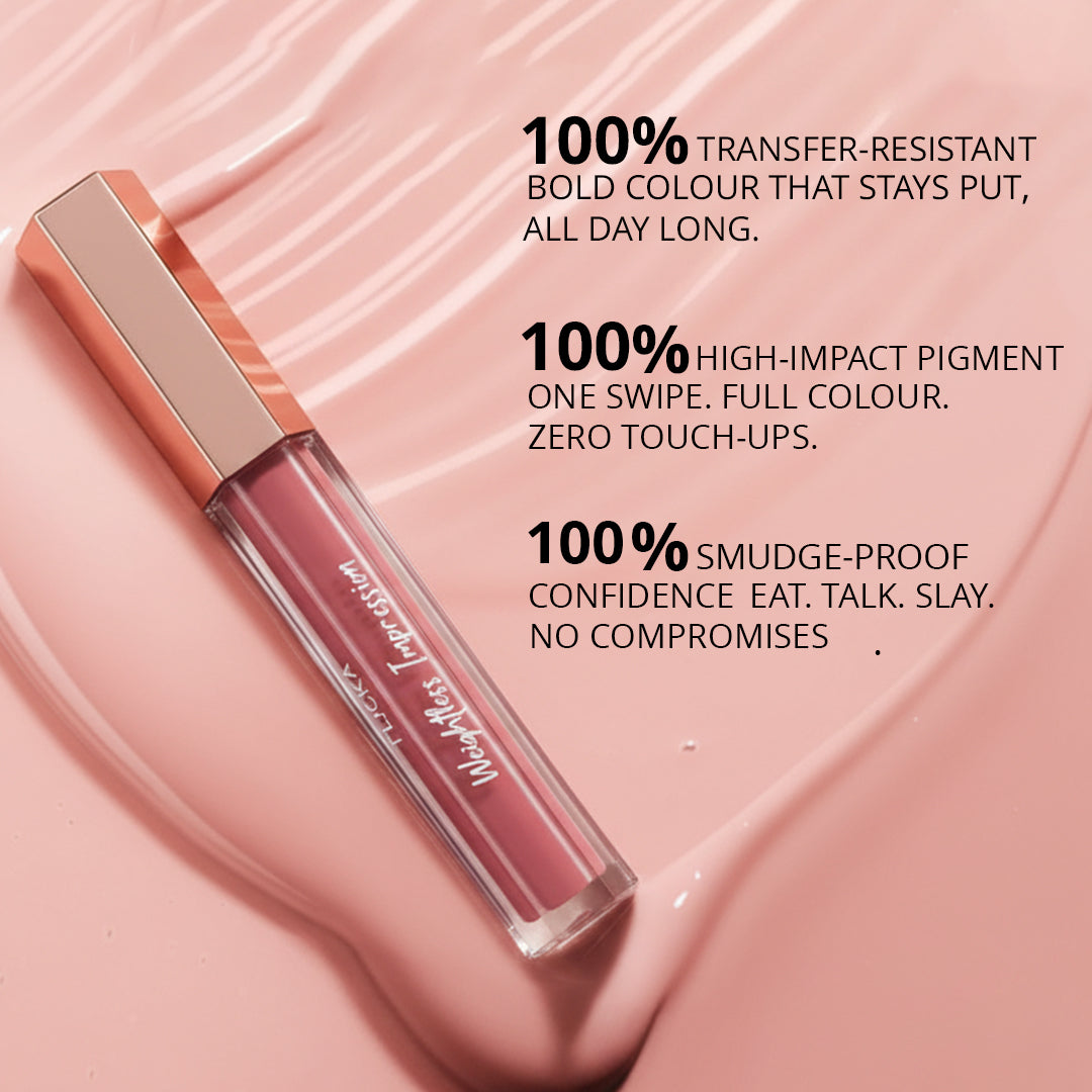 Weightless Impression Matte Liquid Lipstick Flickacosmetics