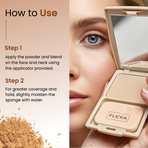 Dap & Dance - Pressed Powder Flicka Cosmetics India