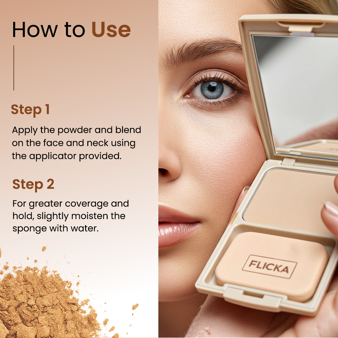 Dap & Dance - Pressed Powder Flicka Cosmetics India