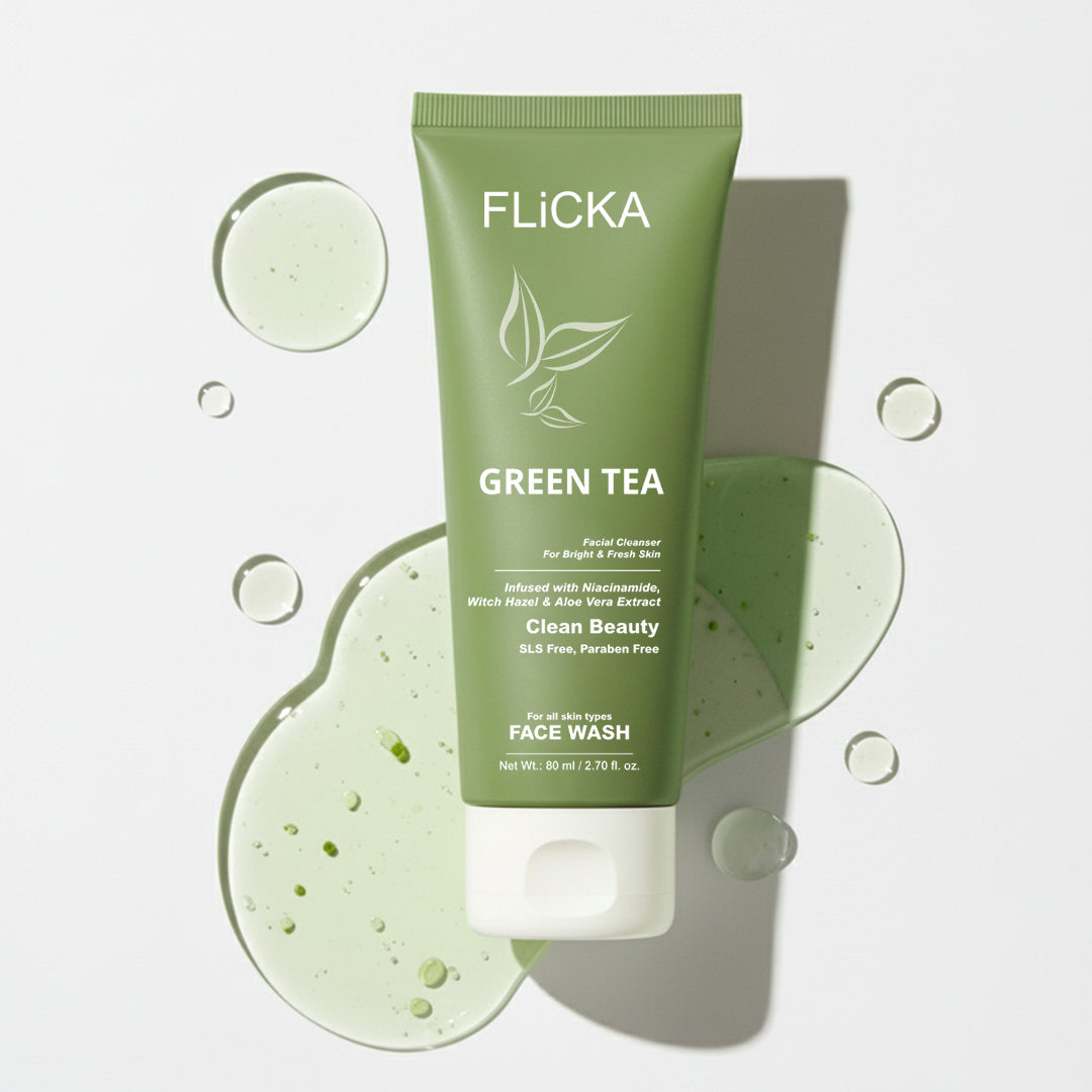 Green Tea Facial Cleanser Flicka Cosmetics Pvt Ltd