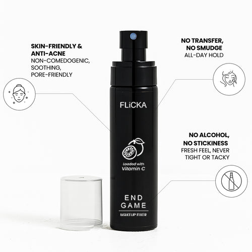 Prime Pout and Set Combo Flicka Cosmetics Pvt Ltd