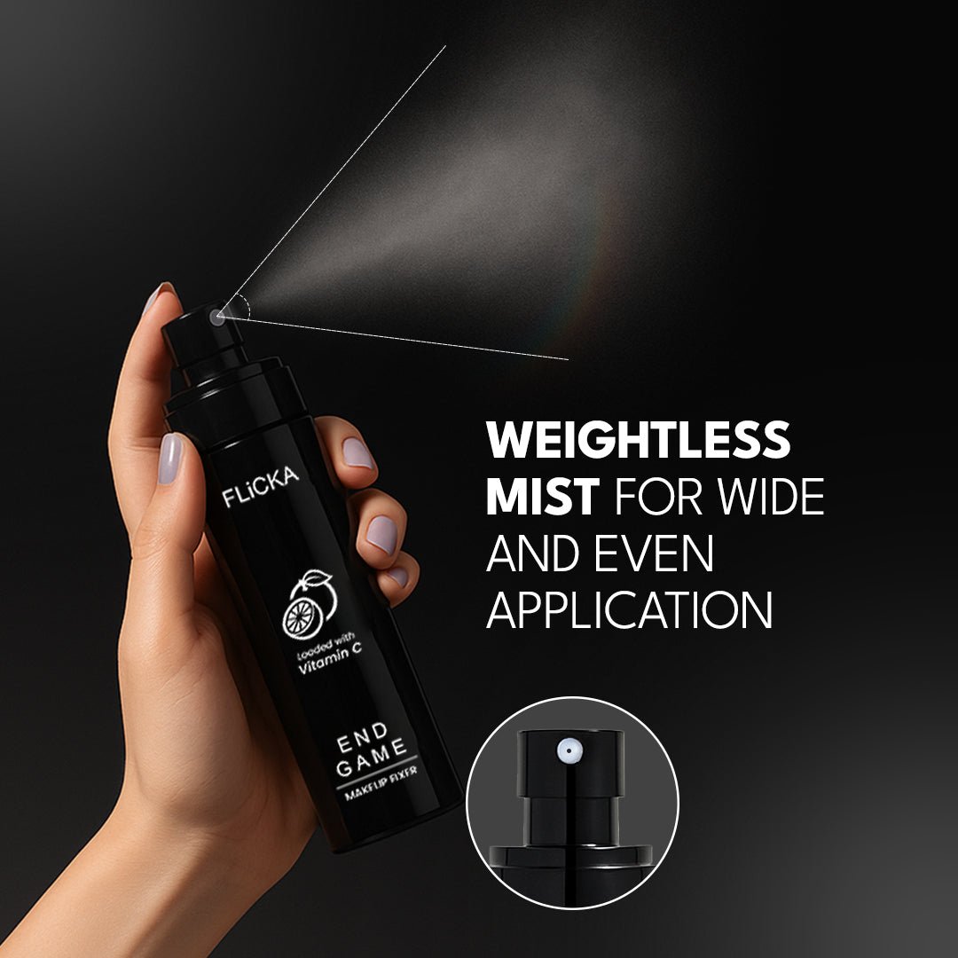 Flicka Cosmetics End Game Makeup Fixer - The Ultimate Vitamin C-Infused Setting Spray Flicka Cosmetics Pvt Ltd