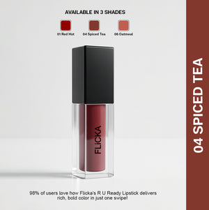 R U Ready Liquid Matte Lipstick-Free Gift flicka cosmetics india