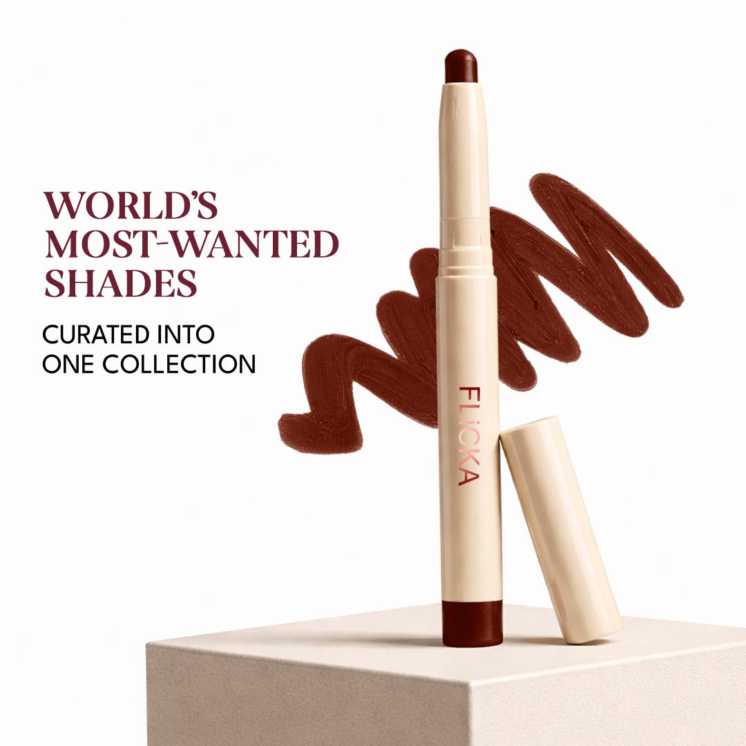 Standout - HD Transfer Proof Lipstick | Worlds Most Sold Shades Curated Into One Collection Flicka Cosmetics Pvt Ltd