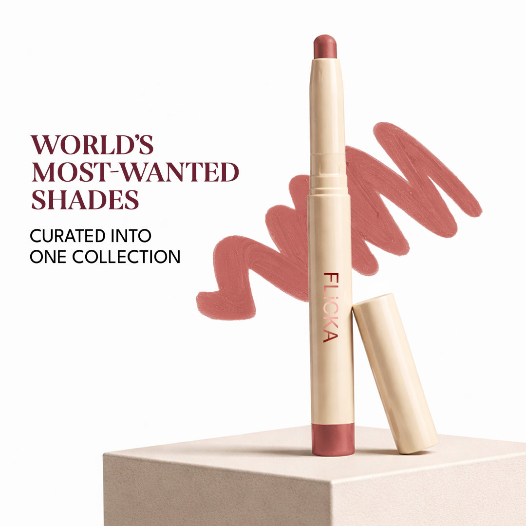 Standout - HD Transfer Proof Lipstick | Worlds Most Sold Shades Curated Into One Collection Flicka Cosmetics Pvt Ltd