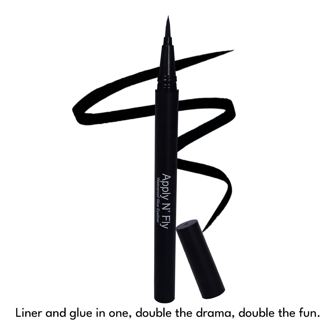 Apply N’ Fly - Eyelash Glue + Eyeliner - Flicka Cosmetics Pvt Ltd