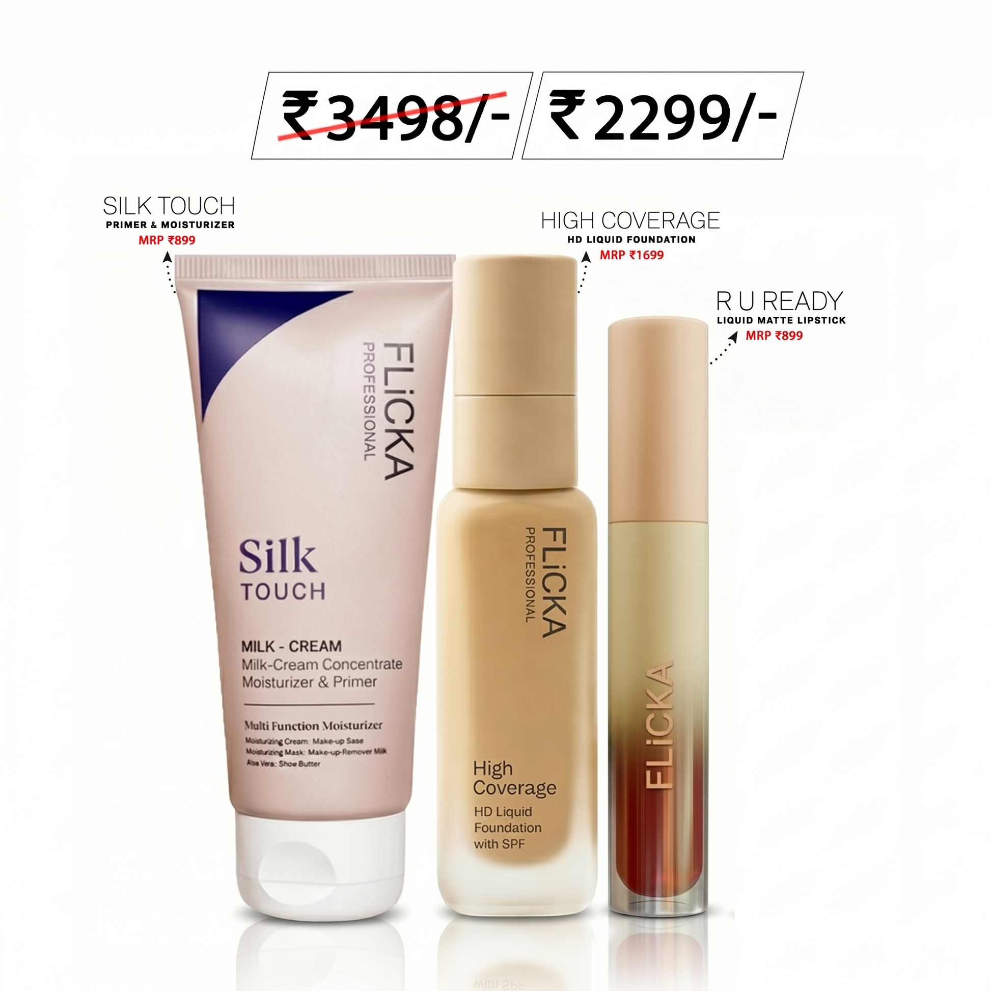 The Glam Starter Kit Flicka Cosmetics Pvt Ltd