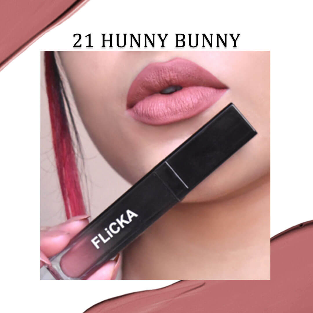 04 On the Beach _#1881bf // 21 Hunny Bunny _#da9293 // Black _#000000 // KIT _#eac9ae