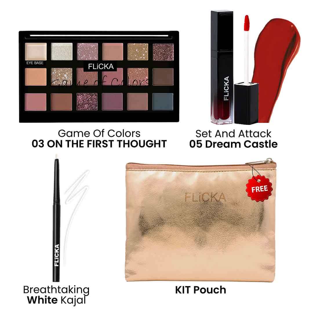 03 On First Thought _#af6776 // 05 Dream Castle _#a50300 // White _#fefefe // KIT _#eac9ae